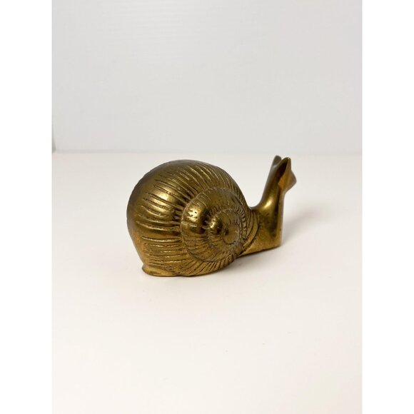 Vintage small brass snail - Made in India - Picture 2 of 7
